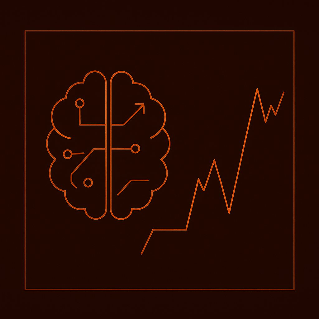 Data visualization illustrating predictive analytics